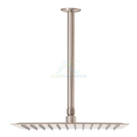 REGADERA ACERO INOXIDABLE 12″ CON BRAZO SATINADO RIVIERA
