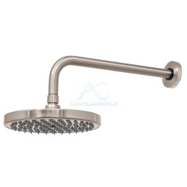 REGADERA DE LATON 8″ CON BRAZO SATINADO ELEMENT