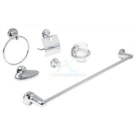 JUEGO ACCESORIOS PARA BAÑO 6 PIEZAS AQUA