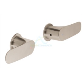 JUEGO DE 2 MANERALES REGADERA SATIN RIVIERA