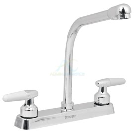 MEZCLADORA FREGADERO MANERALES CONO  CUELLO COBRA BASIC