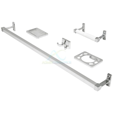 JUEGO ACCESORIOS PARA BAÑO 5 PIEZAS FOSET BASIC