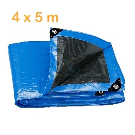 LONA REFORZADA 4 X 5 METROS AZUL