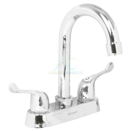 MEZCLADORA LAVABO MANERALES PALANCA CUELLO BAR BASIC