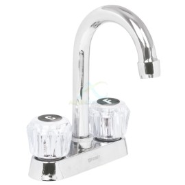 MEZCLADORA LAVABO MANERALES ACRILICO CUELLO BARBASIC