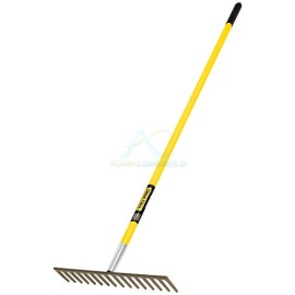 RASTRILLO REFORZADO 16 DIENTES MANGO 60″ FIBRA DE VIDRIO