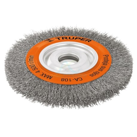 CARDA ALAMBRE ONDULADO 8 X 3/4″ PARA ESMERIL