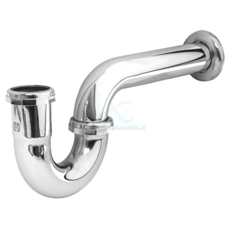 CESPOL DE LATON CROMADO SIN CONTRA PARA FREGADERO 1-1/2″