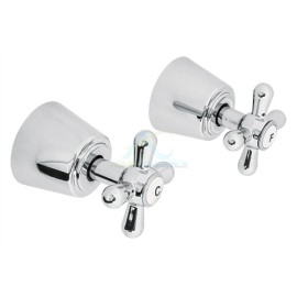 JUEGO 2 MANERALES TIPO CRUCETA PARA LLAVE EMPOTRAR AQUA