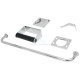 JUEGO ACCESORIOS BAÑO 5 PIEZAS BASIC