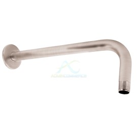 BRAZO Y CHAPETON DE REPUESTO PARA REGADERA 30 CM SATINADO