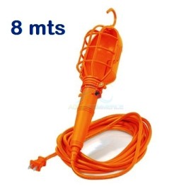 LAMPARA DE TALLER CABLE DE 8 M PLASTICA