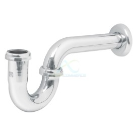 CESPOL DE LATON CROMADO SIN CONTRA PARA LAVABO 1-1/4″