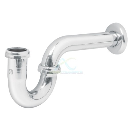 CESPOL DE LATON CROMADO SIN CONTRA PARA LAVABO 1-1/4″