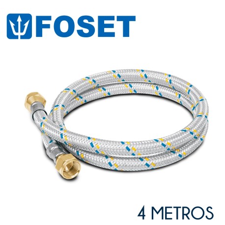 MANGUERA FLEXIBLE PARA GAS 400 CM ALUMINIO