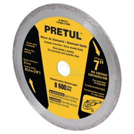 DISCO DE DIAMANTE RIN CONTINUO DIAMETRO 7″ PRETUL