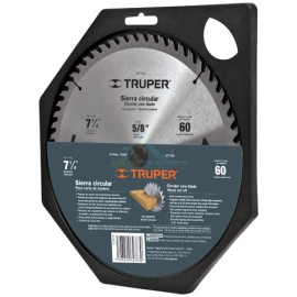 SIERRA CIRCULAR PARA MADERA 7- 1/4″ 60 DIENTES CENTRO 5/8″