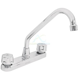 MEZCLADORA PLASTICO FREGADERO CUELLO Y MANERALES ESTANDAR