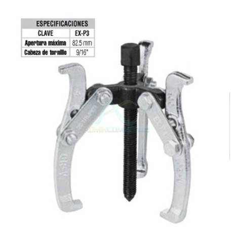 EXTRACTOR DE POLEAS 3 QUIJADAS 3″