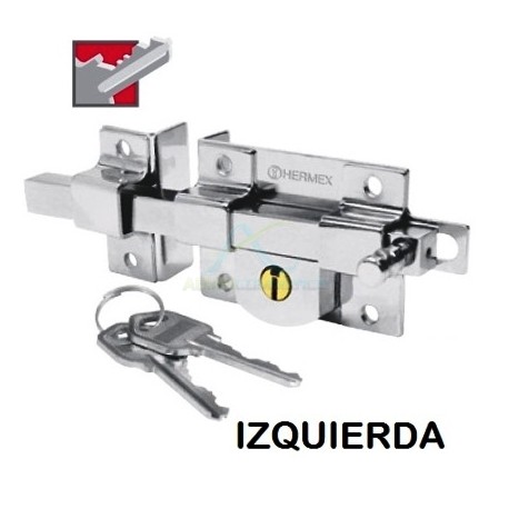 CERRADURA DE BARRA FIJA IZQUIERDA