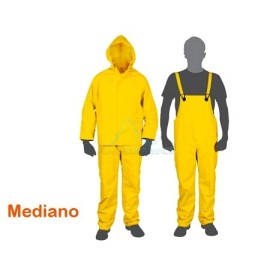 CONJUNTO IMPERMEABLE TALLA MEDIANA PVC