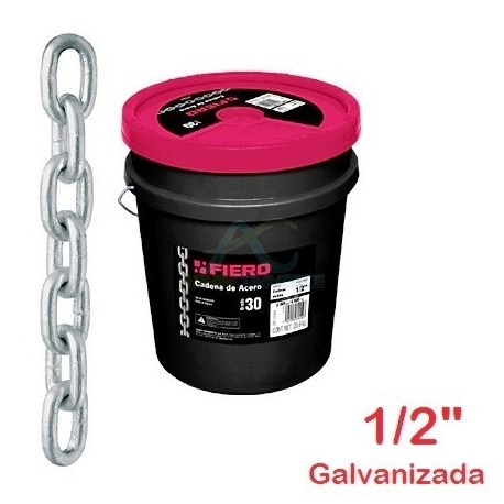 CADENA GALVANIZADA DE 1/2″