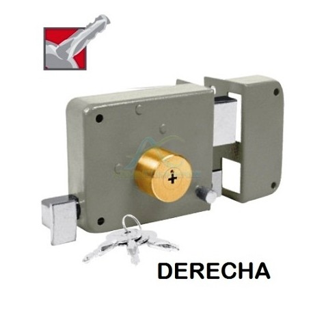 CERRADURA DE SOBREPONER CLASICA INSTALA-FACIL TETRA DER