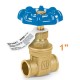 VALVULA DE COMPUERTA DE LATON SOLDABLE DE 1″