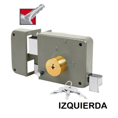 CERRADURA SOBREPONER CLASICA FACIL TETRA IZQ. BLISTER