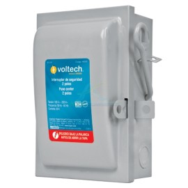 INTERRUPTOR DE SEGURIDAD 2 POLOS 30 A VOLTECH