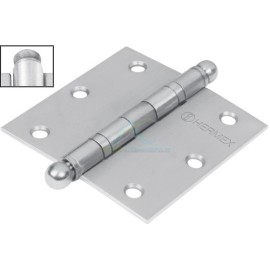 BISAGRA ACERO INOXIDABLE REDONDA 4″ PAR