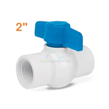 VALVULA ESFERA DE PVC 2″ ROSCABLE