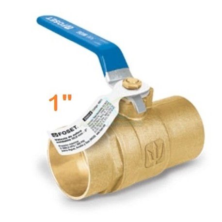 VALVULA DE ESFERA DE LATON SOLDABLE 1″