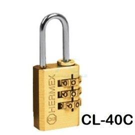 CANDADO DE LATON 40MM DE COMBINACION