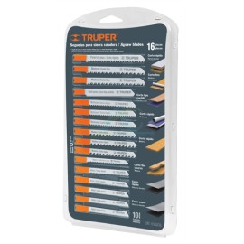 JUEGO SEGUETAS CALADORAS ZANCO U CORTES RECTOS 16 PZAS