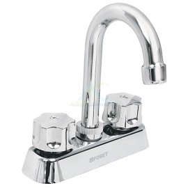 MEZCLADORA PLASTICA PARA LAVABO CUELLO TIPO BAR BASIC