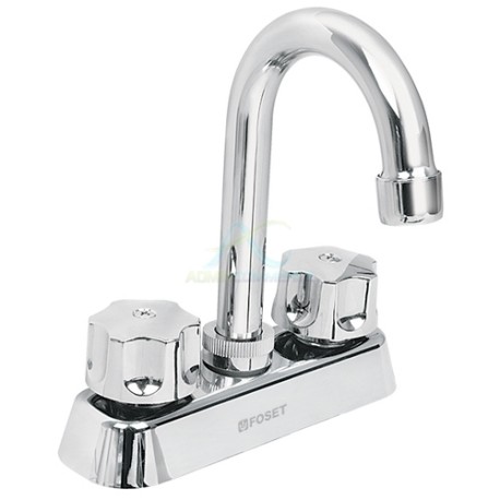 MEZCLADORA PLASTICA PARA LAVABO CUELLO TIPO BAR BASIC