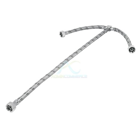 MANGUERA FLEXIBLE “T” 55 CM ACERO INOXIDABLE