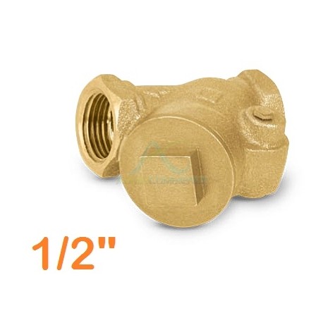VALVULA CHECK DE LATON DE 1/2″