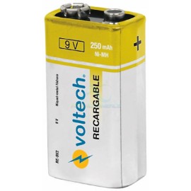 PILA RECARGABLE 9 V 1 PIEZA VOLTECH