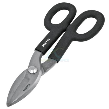 TIJERA PARA HOJALTERO DE 8″ PRETUL