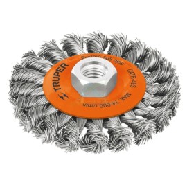 CARDA TRENZADA CIRCULAR 4″ PARA ESMERILADORA