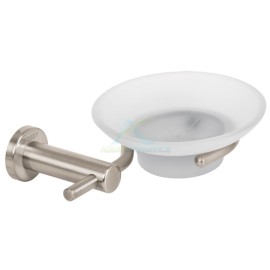 JABONERA CON PLATO DE VIDRIO SATINADO LINEA ELEMENT