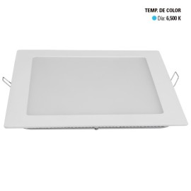 LUMINARIO LED SLIM DE EMPOTRAR CUADRADO 65K 18W