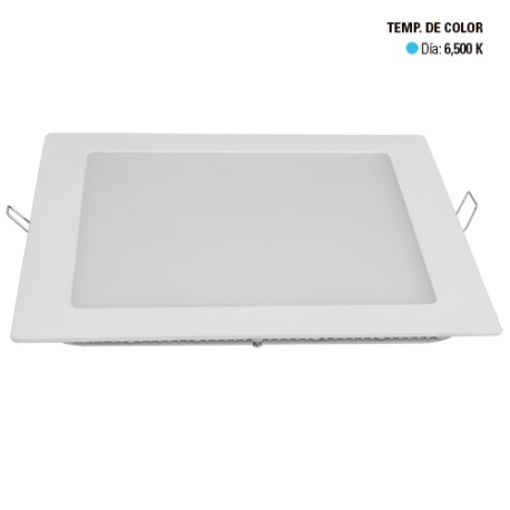 LUMINARIO LED SLIM DE EMPOTRAR CUADRADO 65K 18W