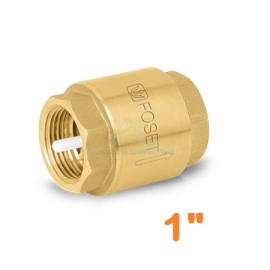 VALVULA DE RETENCION DE LATON DE 1″