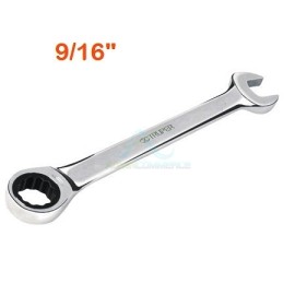 LLAVE COMBINADA CON MATRACA 9/16″ X 191 MM