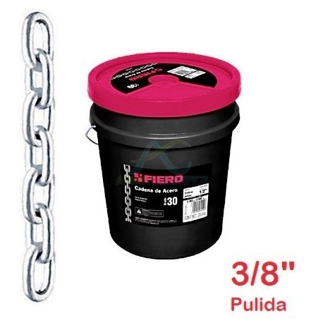 CADENA PULIDA DE 3/8″ X METRO