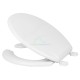 ASIENTO ECONOMICO PARA WC 35 CM BLANCO