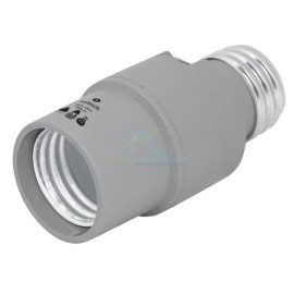 PORTALAMPARA DE POLICARBONATO CON SENSOR DE LUZ 360°